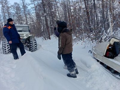Спасатели обнаружили рыбаков, пропавших в Нерюнгринском районе