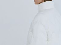 Короткая утеплённая куртка, Бежевый