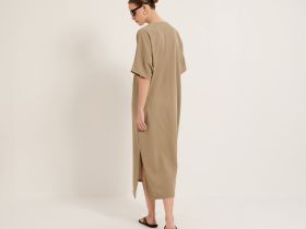 Платье Respiro, серо-зеленое