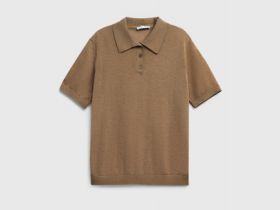 Полупрозрачное поло, Бежевый