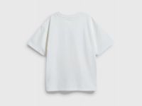 Футболка с объёмным принтом для девочек, Белый
