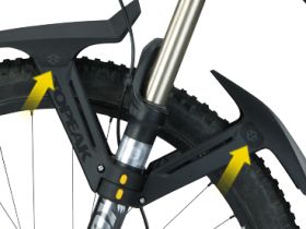 Комплект крыльев Topeak DeFender XC1/XC11 26"-27.5" TC9627 (черный / серый)