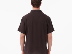 Мужская хлопковая рубашка Lacoste свободного кроя
