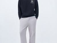 Свитшот с вышивкой, Синий