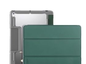 Чехол-книжка Mutural Folio Case для Apple iPad 7 (10.2) 2019 / iPad 8 (10.2) 2020 / iPad 9 (10.2) 2021 (полиуретан с подставкой) (темно-зеленый)