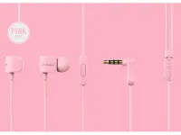 Проводная стерео-гарнитура Remax RM-502 Crazy Robot Jack 3.5mm (розовый)