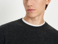 Джемпер прямого силуэта с добавлением шерсти