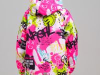 Куртка текстильная с полиуретановым покрытием для девочек (ветровка)