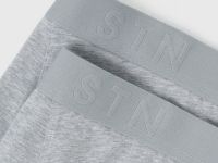 Трикотажные трусы-брифы, 2 шт., Серый