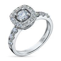 Кольцо из белого золота э4712кц08167300
