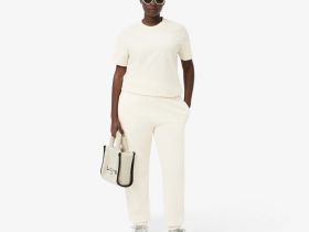 Женская футболка Lacoste из органического хлопка