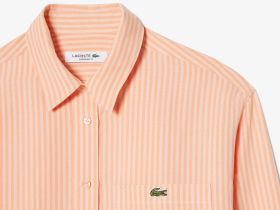 Женская рубашка Lacoste из льна