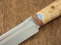 Нож разделочный "Селигер" карельская береза, АиР