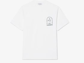 Мужская хлопковая футболка Lacoste
