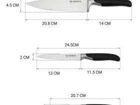 Набор ножей Polaris Graphit-4SS