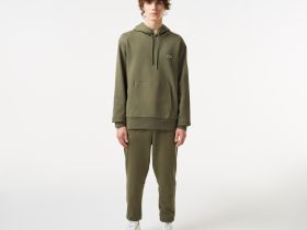 Мужская толстовка - худи Lacoste классического кроя из органического хлопка