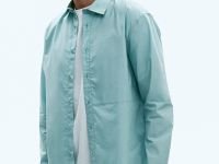 Рубашка прямого силуэта из хлопка