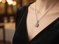 Классическая подвеска из белого золота э4712пд04202940
