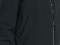 Утеплённый бомбер, Черный