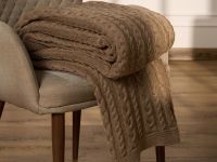 Плед Новаллас/Novallas, каштан