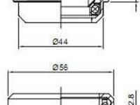 Рулевая колонка Author ACO-A13H 1/8&quot;- 1.5&quot;  полуинтегрированная (черный)