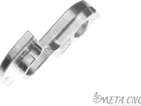 Держатель заднего переключателя "петух" Meta №121 фрезерованный (серебристый)