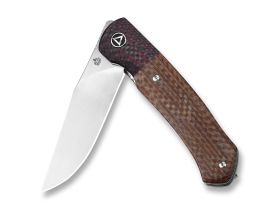 Складной нож QSP Gannet 8.6 см, сталь 154CM, рукоять карбон/микарта