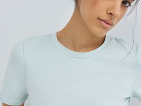 Базовая футболка из хлопка, Зеленый