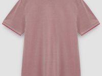 Футболка прямого силуэта с контрастной отделкой