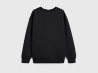 Свитшот с принтом для мальчиков, Черный