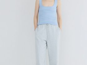 Топ с широкими бретелями, Голубой