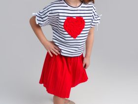 Джемпер трикотажный для девочек (футболка)