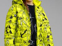 Куртка текстильная с полиуретановым покрытием для девочек