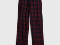 Брюки пижамные в клетку, Синий