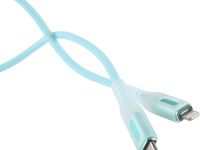 Кабель Red Line pro Shimmer USB-C to Apple Lightning 1m Green