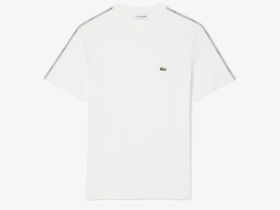 Мужская хлопковая футболка Lacoste стандартного кроя