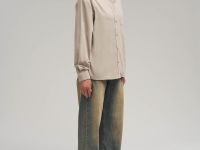 Свободная рубашка из вельвета