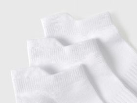 Короткие носки для мальчиков, 3 пары, Белый
