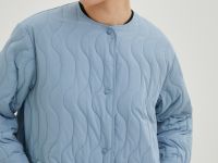 Полупальто утепленное прямого кроя