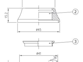 Рулевая колонка FSA Orbit IS-2 1 1/8" интегрированная (черный 20 мм посадочный 41.2 мм / внешний 45 мм)