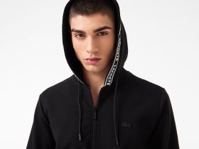 Мужская толстовка Lacoste с капюшоном на молнии