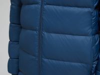 Стеганый пуховик с натуральным пухом