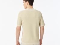 Мужское вязаное поло Lacoste из вискозы