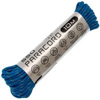 Паракорд 550 световозвращающий Blue, 10 м