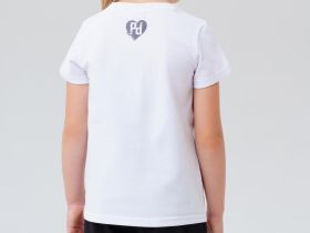 Комплект спортивный для девочки: футболка, шорты, мешок