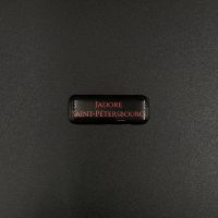 Стикер объемный "Jadore" красный на черном