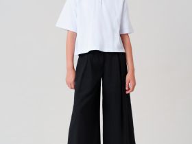 Брюки текстильные для девочек