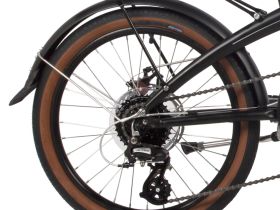 Складной велосипед Novatrack Town 20 Disc, год 2024, цвет Черный