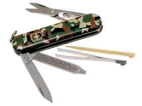 Нож перочинный Victorinox Classic SD Colors, Camouflage, камуфляж, 7 функций, 58 мм