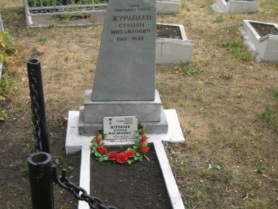 Могила Героя Советского союза С.М. Журавлёва (1913-1948 гг.)